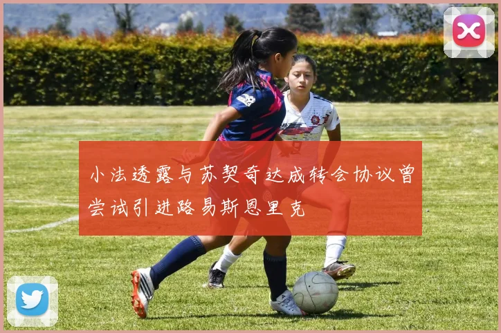 小法透露与苏契奇达成转会协议曾尝试引进路易斯恩里克